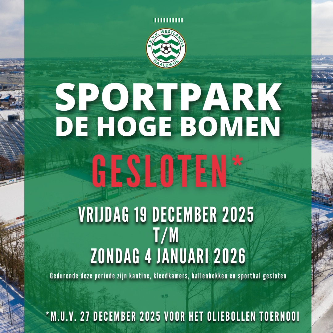 De winterstop bij Westlandia