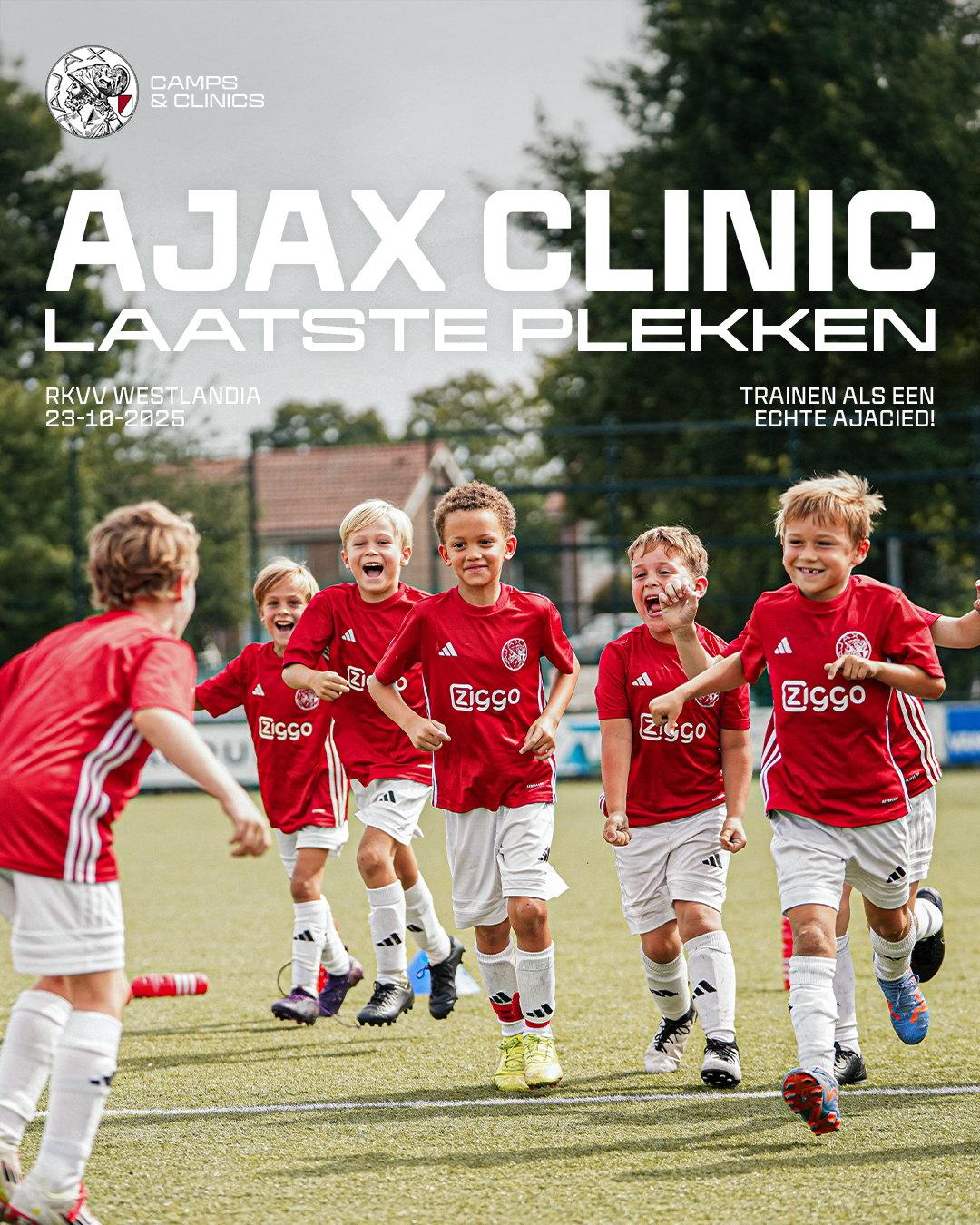 Laatste plekken Ajax Clinic