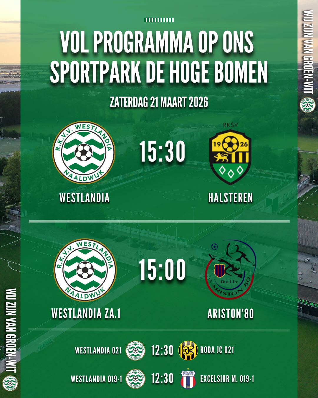 Enorm vol programma op ons eigen Sportpark De Hoge Bomen en daarbuiten!