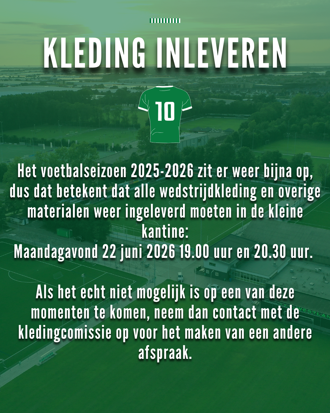 Kleding inleveren