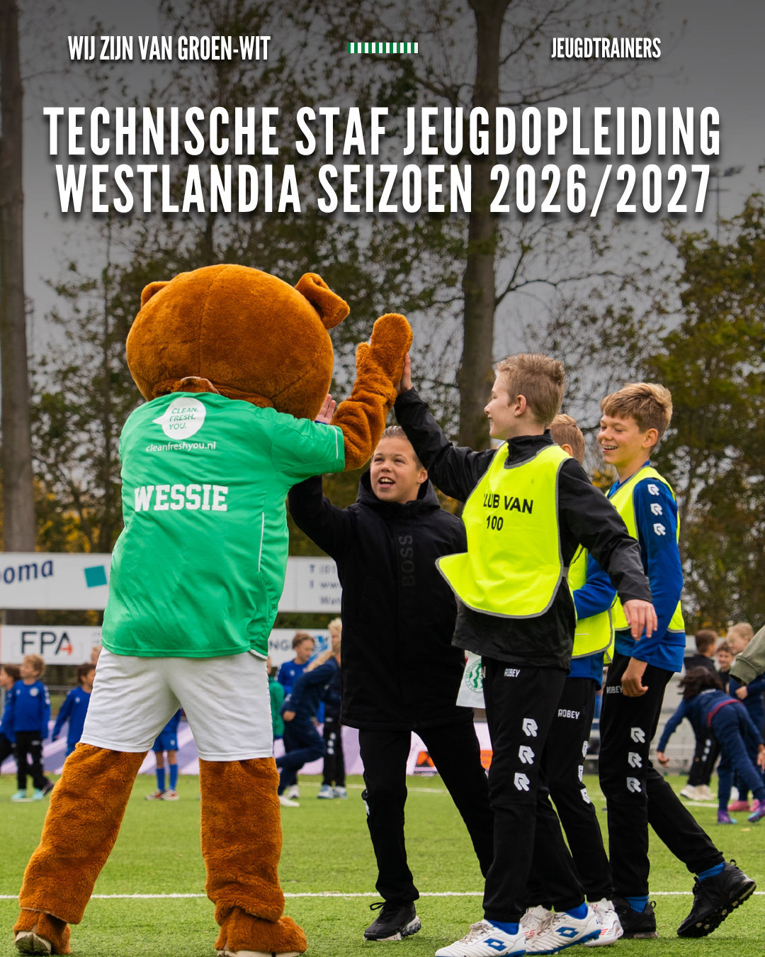 Technische staf van de jeugdopleiding voor het komende seizoen 2026/2027