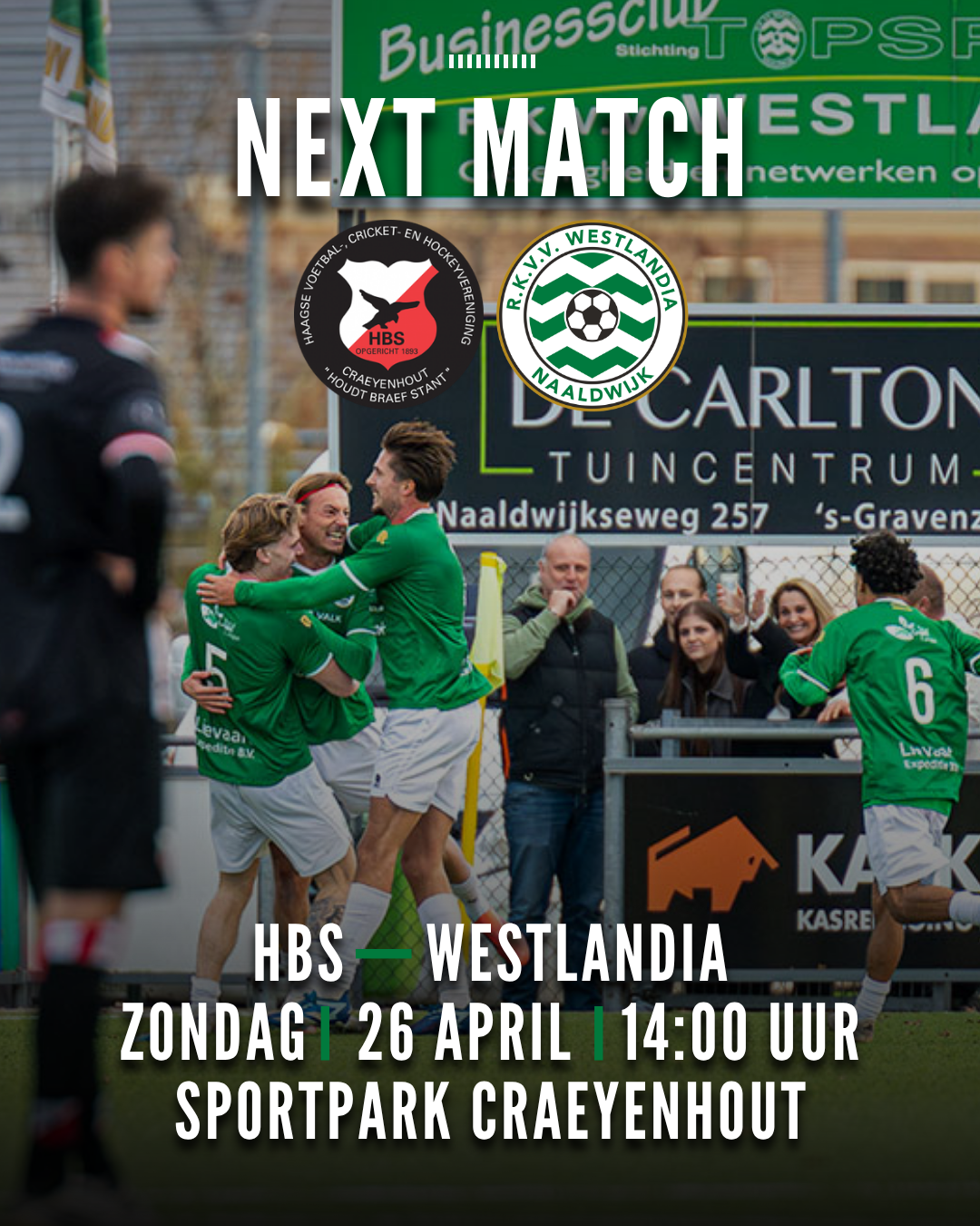 Voorbeschouwing HBS - Westlandia & de zaterdagselectie ontvangt Wilhelmus   meivakantie!