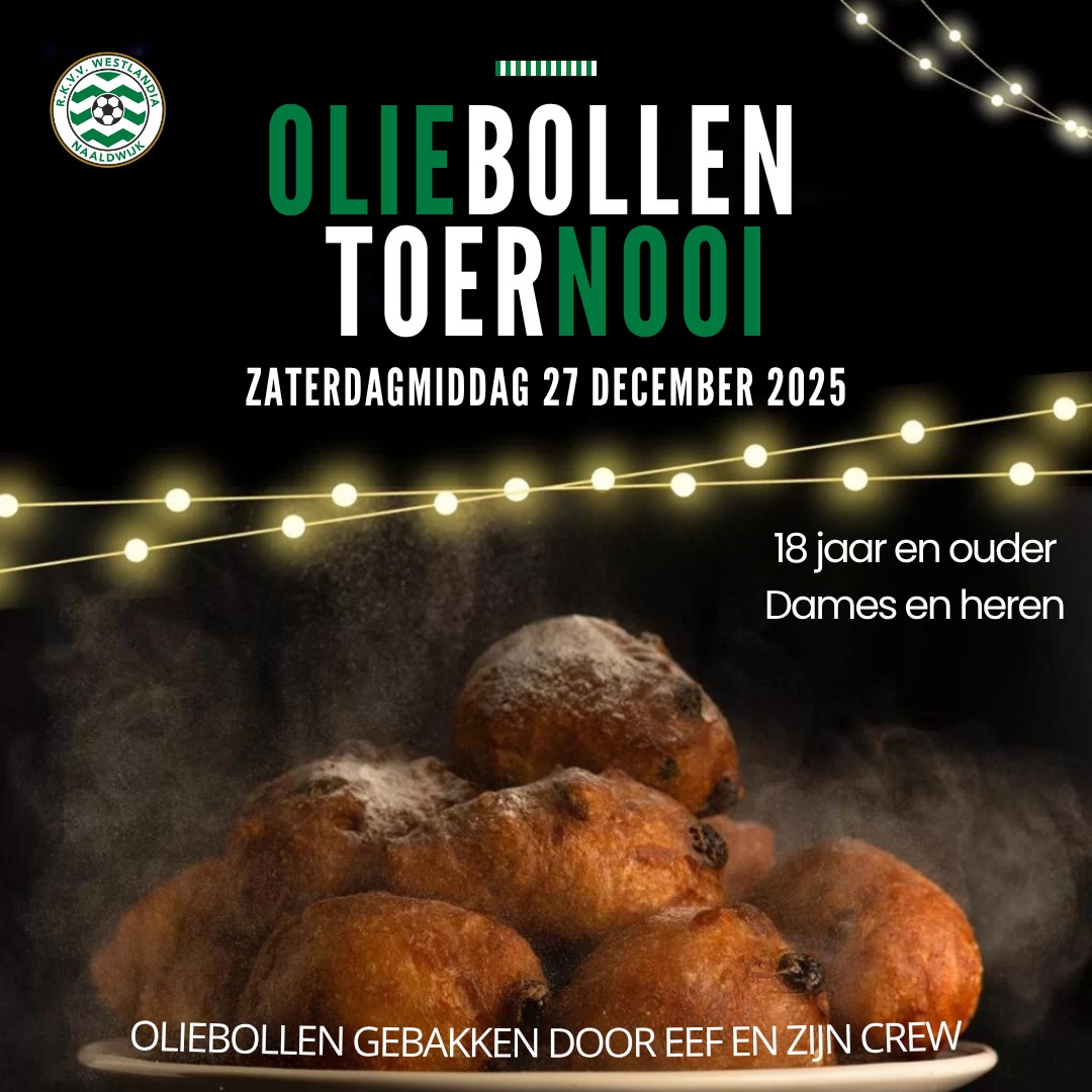 Oliebollentoernooi 2025 - aanmelden!