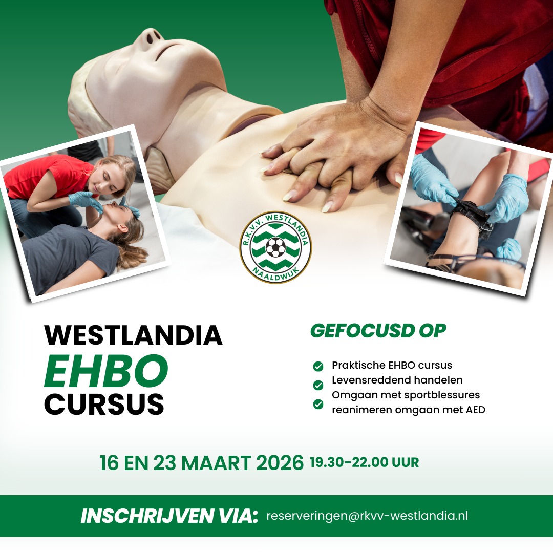 EHBO cursus bij Westlandia!