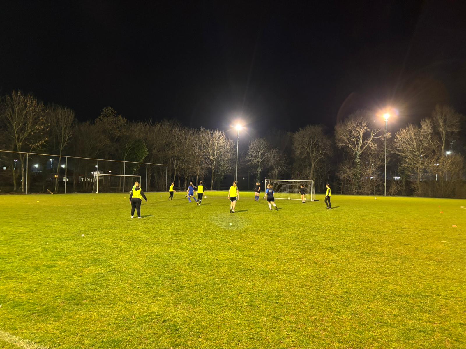 Eerste training vrouwenteam een feit!