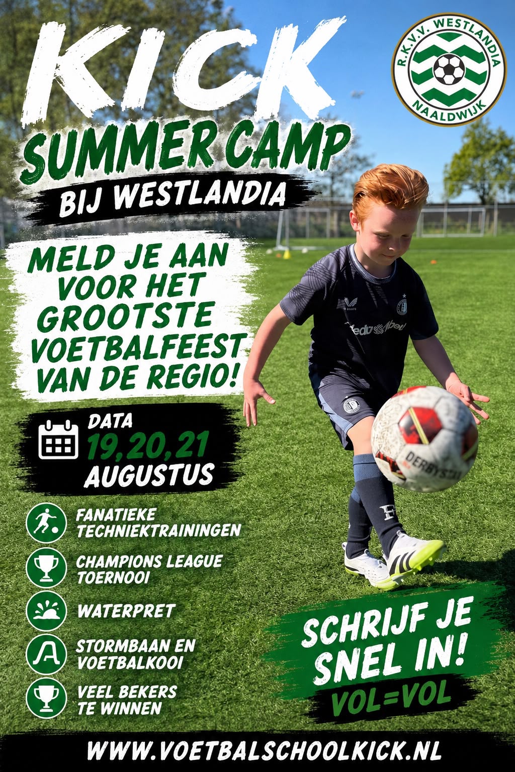 KICK SUMMER CAMP BIJ WESTLANDIA! 🔥