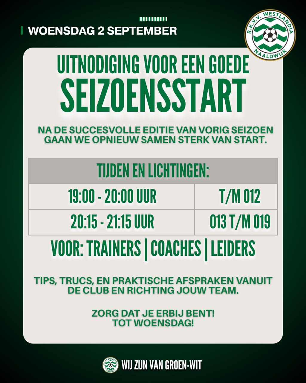 Samen sterk van start!
