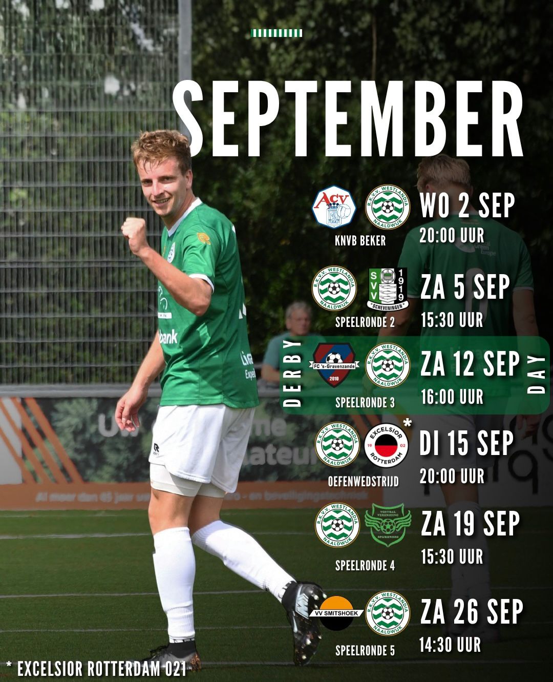 Speelschema september: een maand vol mooie affiches