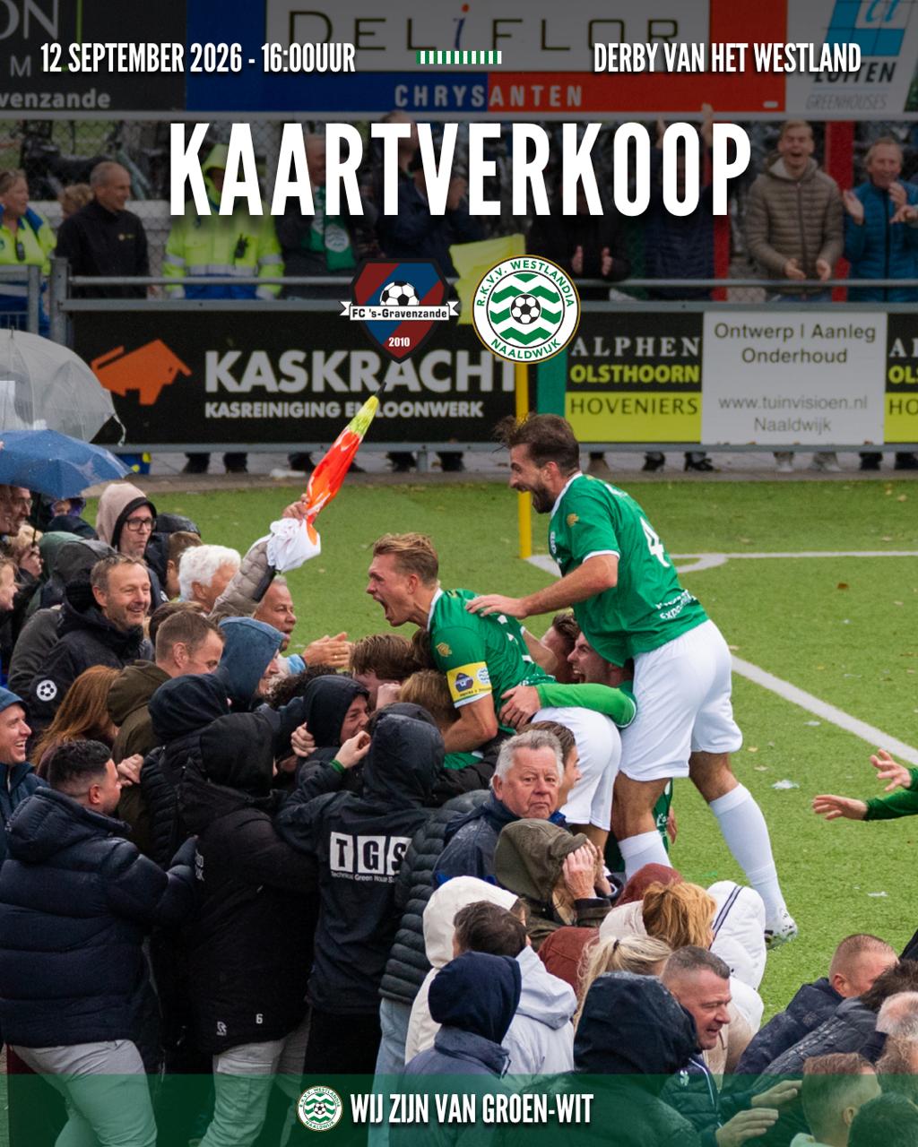 Kaartverkoop Derby van het Westland!