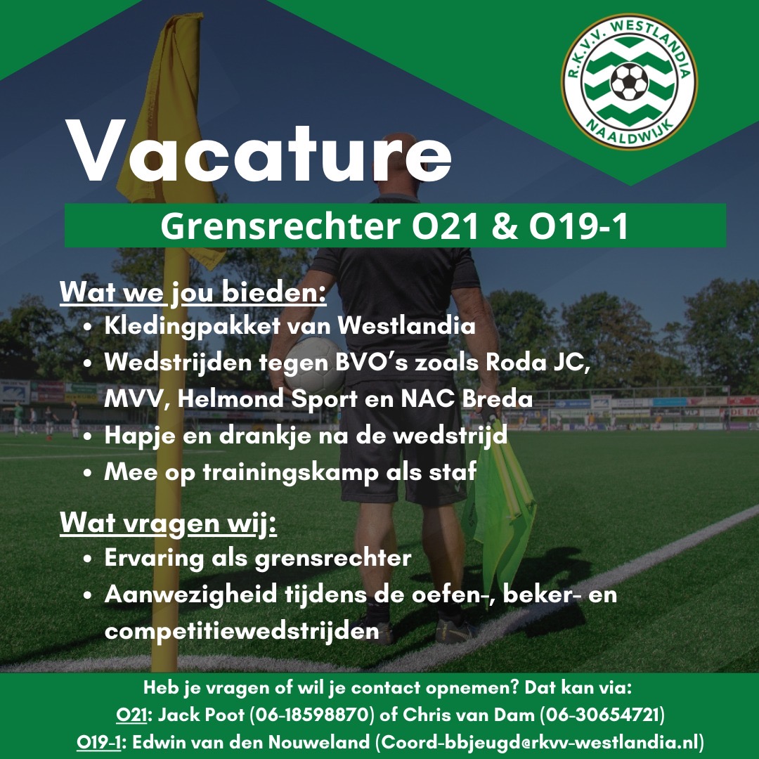 Vacature: Grensrechter O21 & O19-1 gezocht!